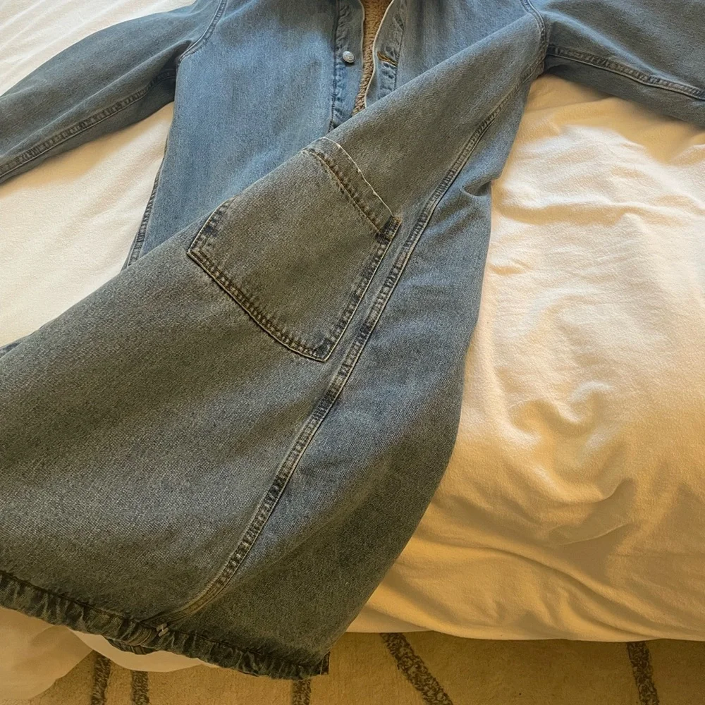 MOVING MUST GO Zara Denim Coat - Picture 5 of 6